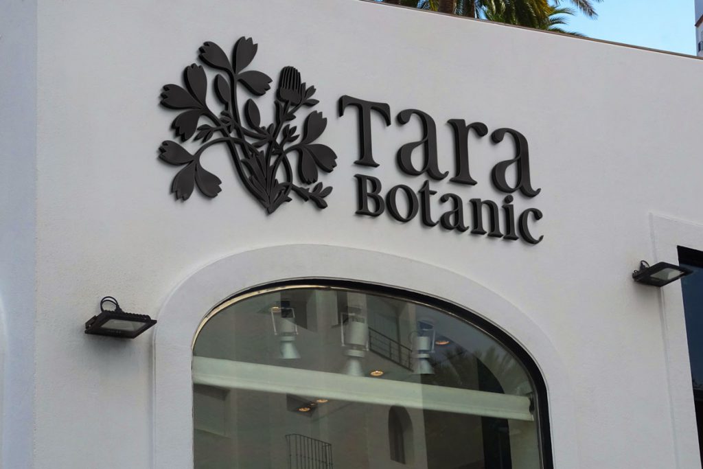 TARA BOTANIC SHOP FRONT